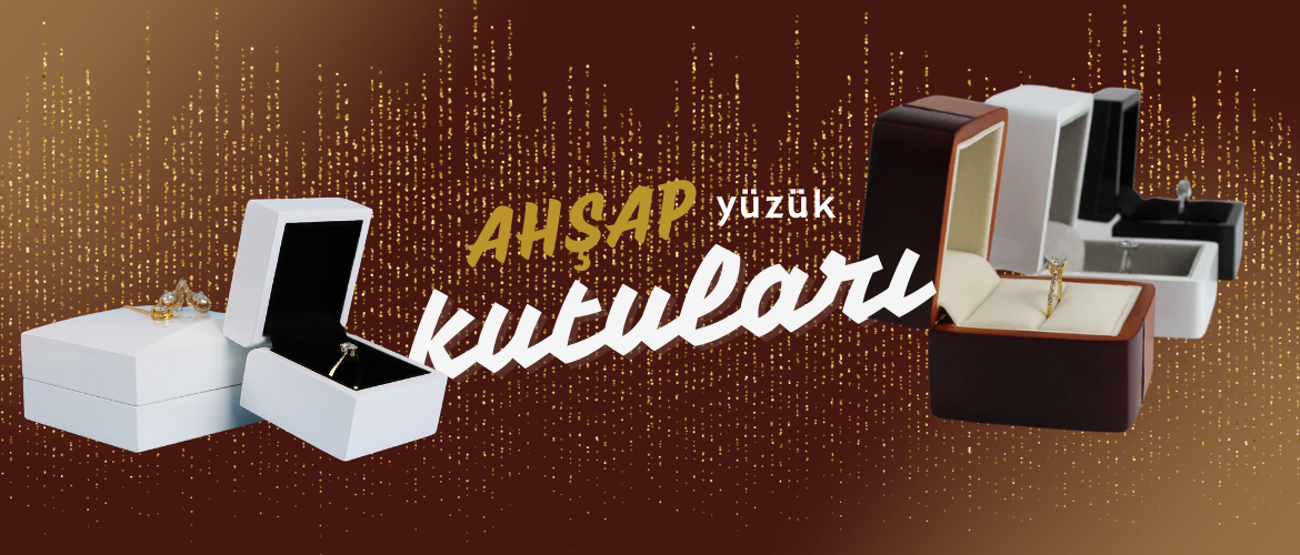 AHŞAP YÜZÜK KUTUSU