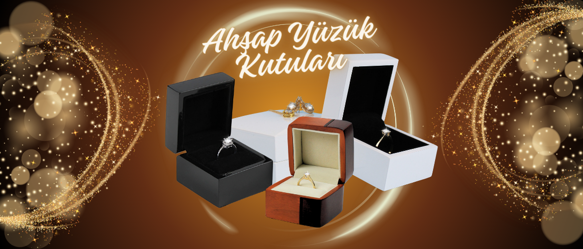 AHŞAP YÜZÜK KUTUSU