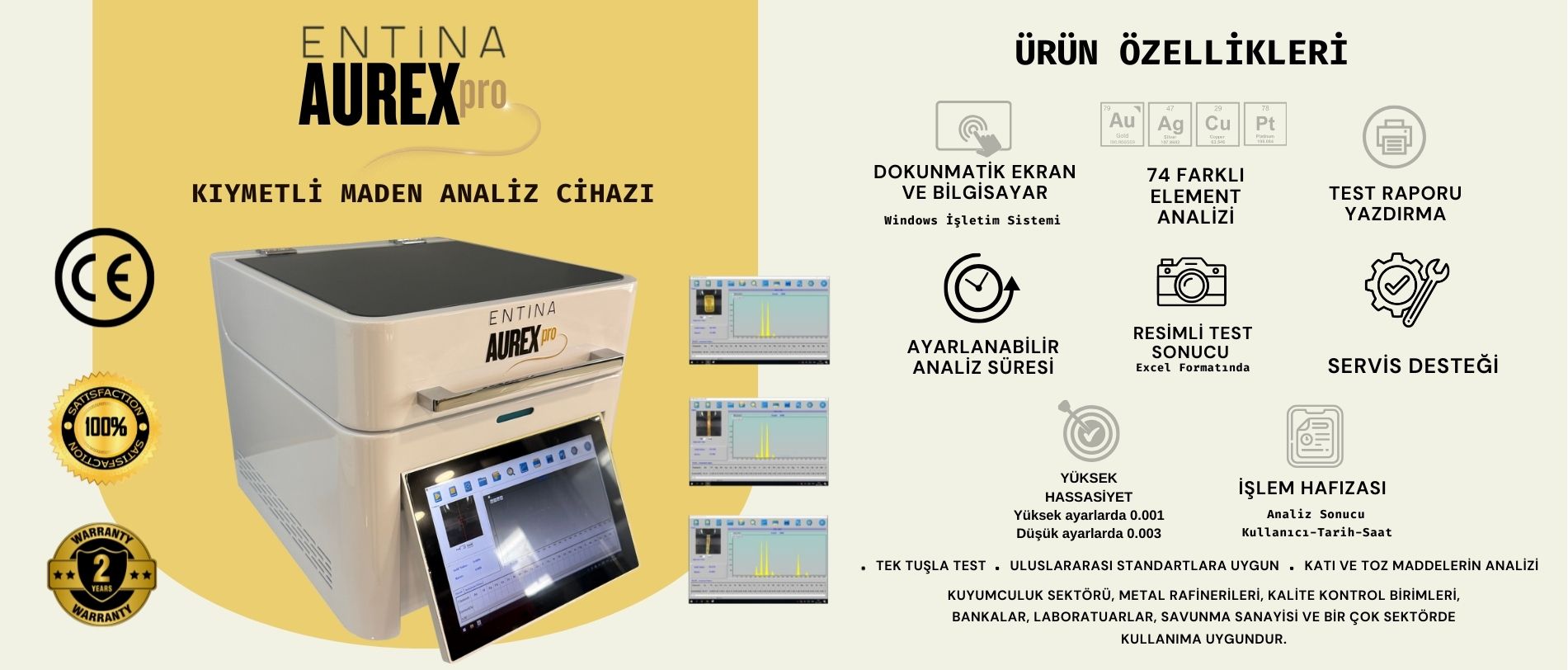 ALTIN ANALİZ CİHAZI