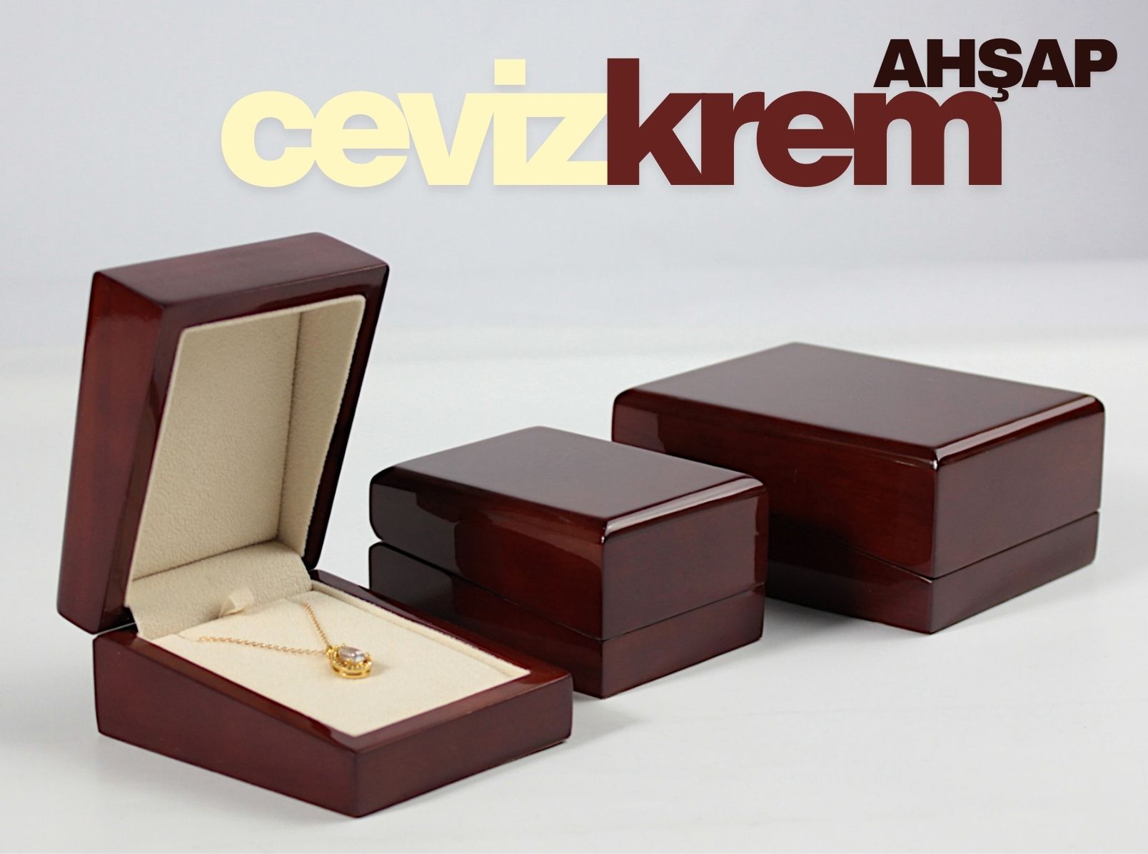 Ahşap Mücevher kutuları