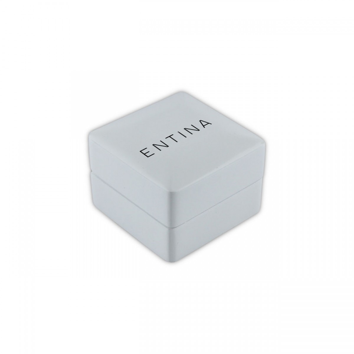 Ahşap Yüzük Kutusu -Beyaz Gri Tırnaklı Ahşap Yüzük Kutusu -Beyaz Gri Tırnaklı