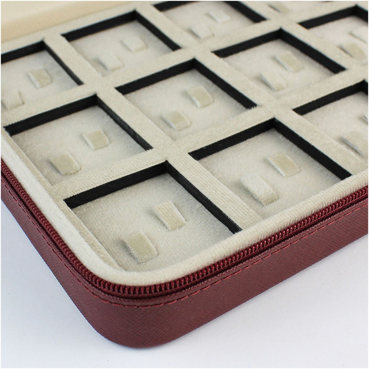 Deri Alyans Çantası Bordo Deri Alyans Çantası Bordo