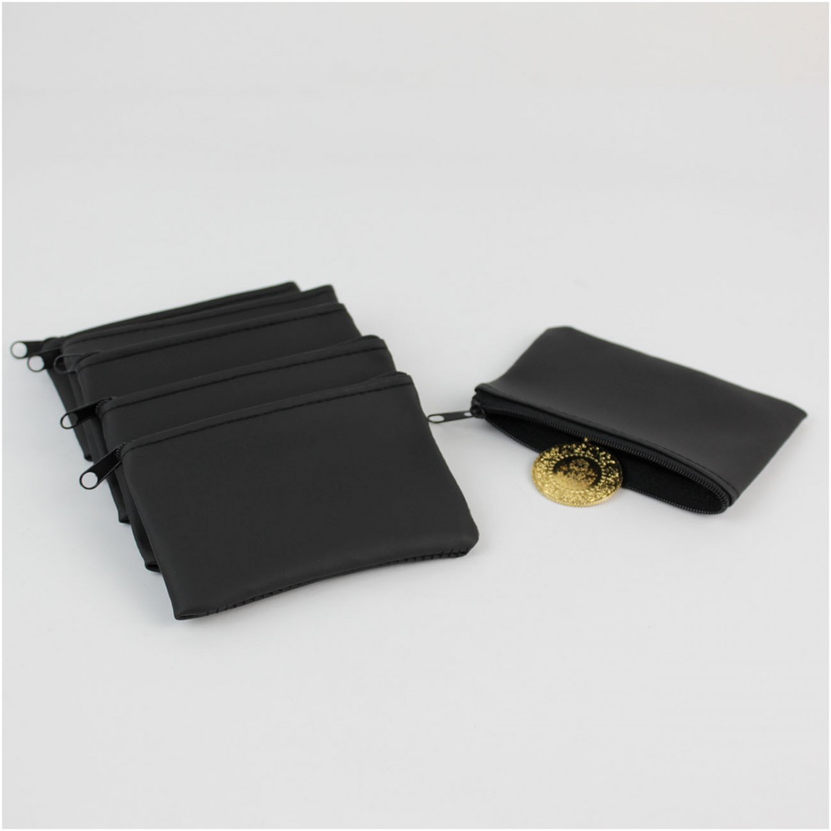Deri Fermuarlı Cüzdan Küçük 100 Adet Siyah Deri Fermuarlı Cüzdan Küçük 100 Adet Siyah