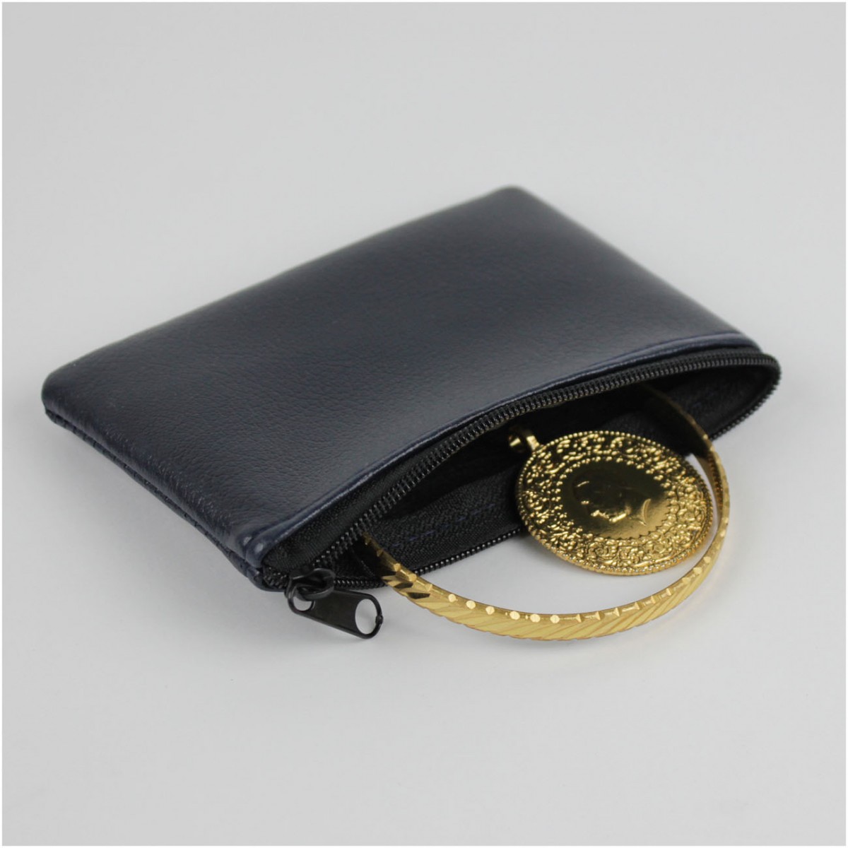 Deri Fermuarlı Cüzdan Küçük 100 Adet Lacivert Deri Fermuarlı Cüzdan Küçük 100 Adet Lacivert