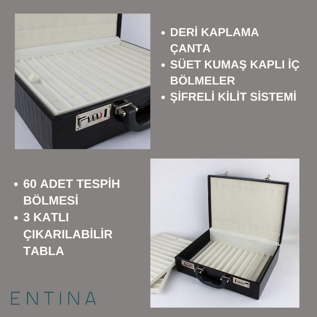 Deri Tespih Taşıma ve Saklama Çantası Deri Tespih Taşıma ve Saklama Çantası