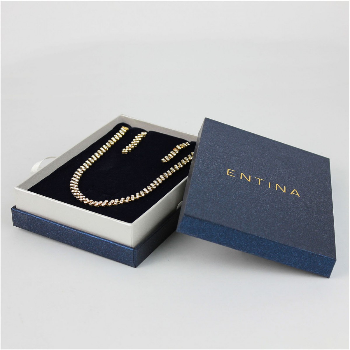Entina Mukavva Büyük Kolye/Üçlü Set Kutusu Entina Mukavva Büyük Kolye/Üçlü Set Kutusu