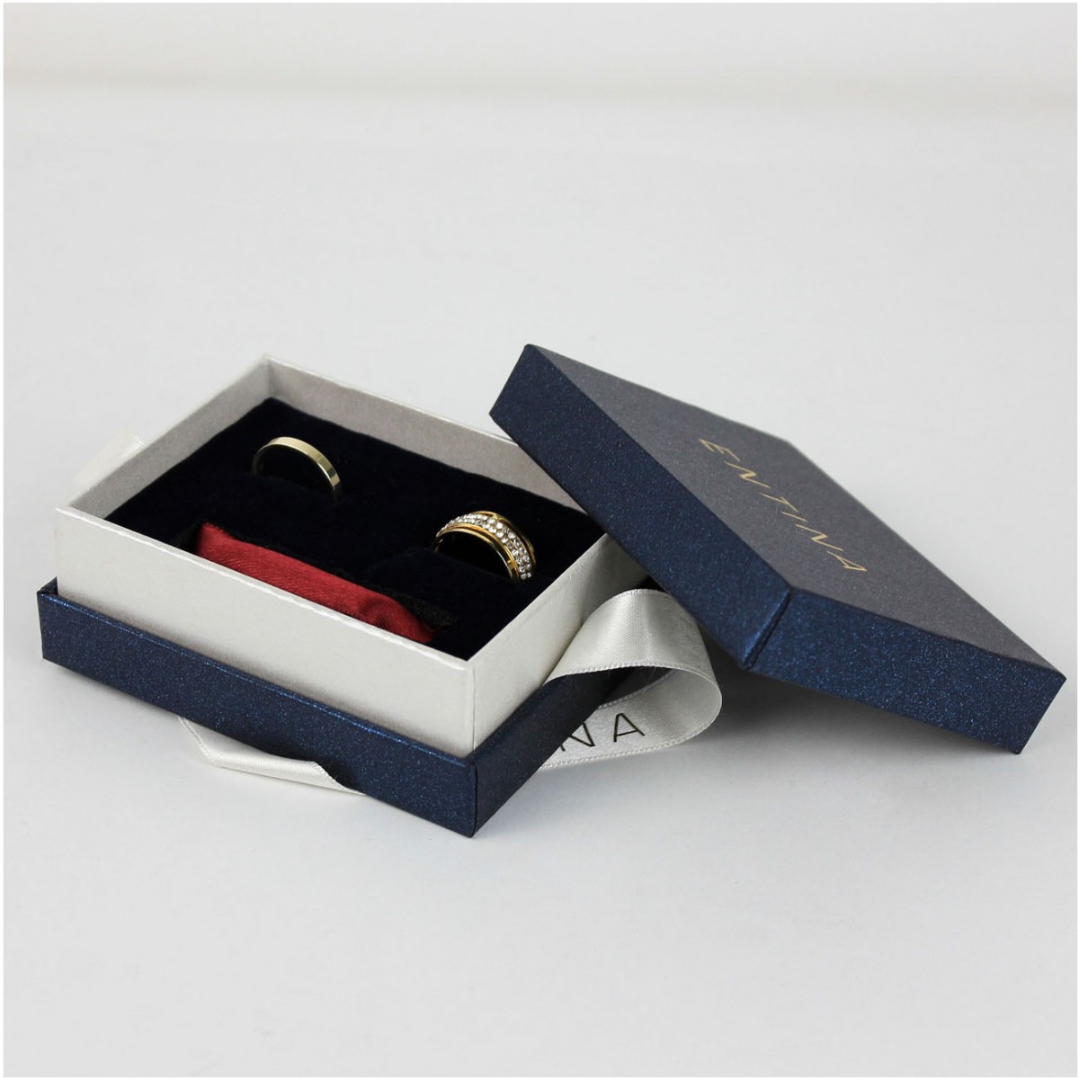 Entina Mukavva Çift Alyans Kutusu Entina Mukavva Çift Alyans Kutusu