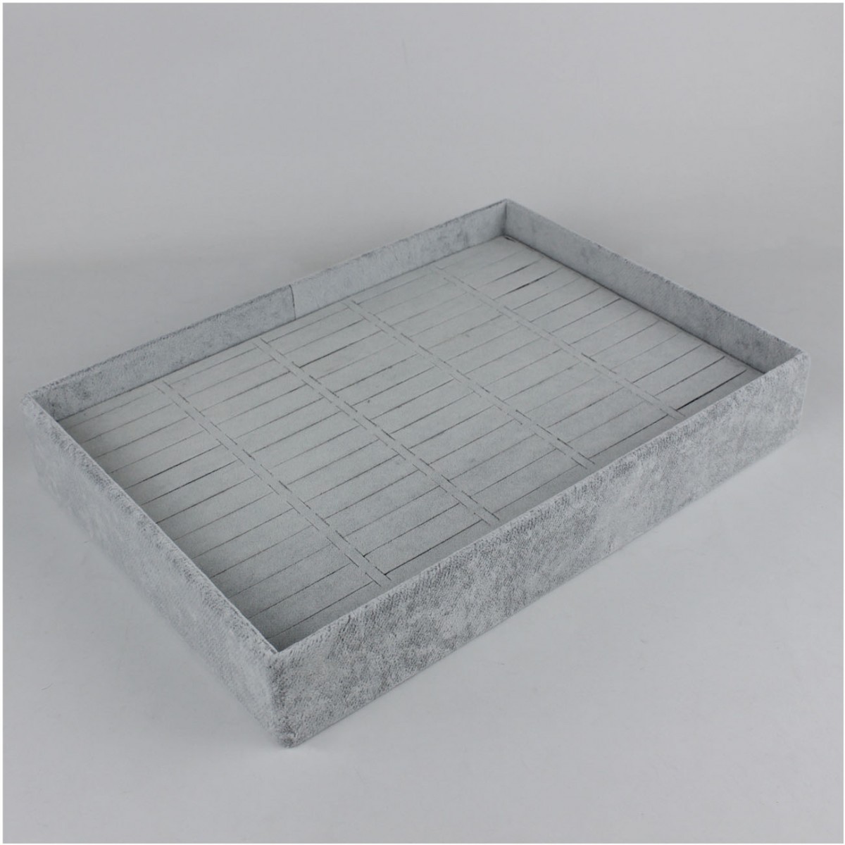 Kadife Bilezik Tablası Batırmalı Gri Kadife Bilezik Tablası Batırmalı Gri