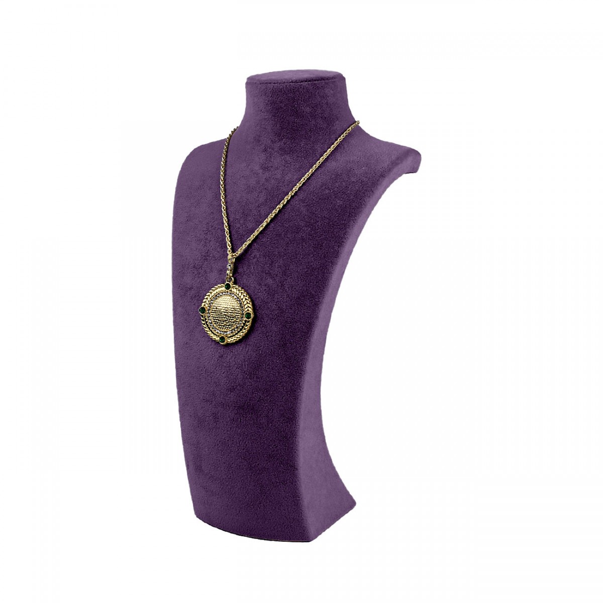Kadife Boyun Melisa Manken Takı Standı Kolye Askısı No:4 Mor Kadife Boyun Melisa Manken Takı Standı Kolye Askısı No:4 Mor