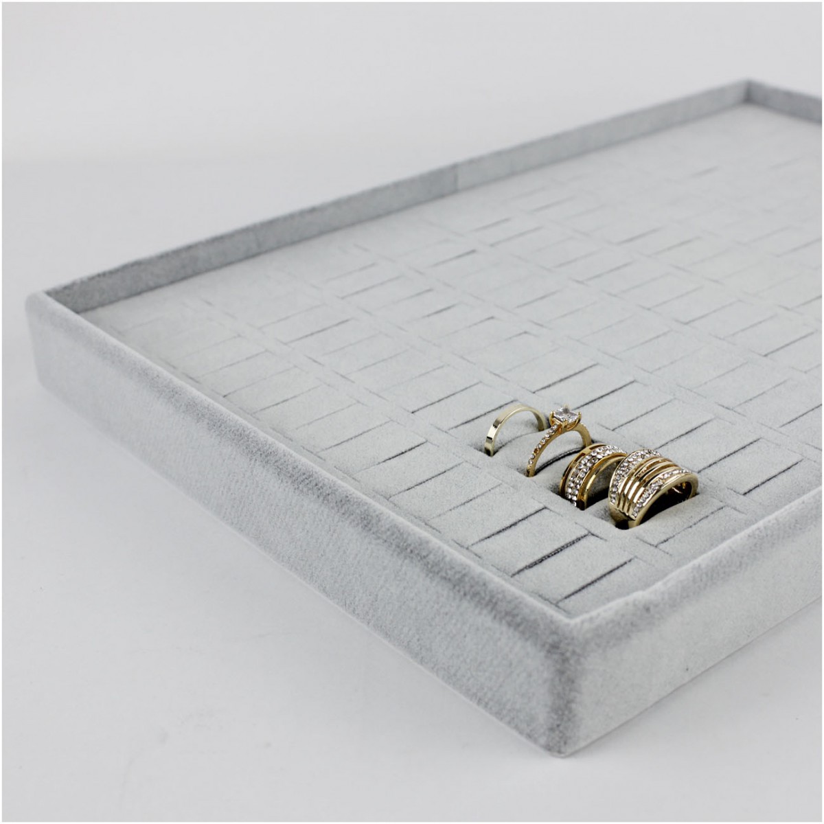 Kadife Yüzük Tablası Gömmeli Kadife Yüzük Tablası Gömmeli