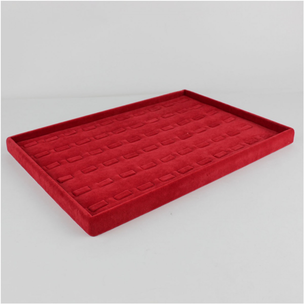 Kadife Yüzük Tablası Kırmızı Kadife Yüzük Tablası Kırmızı