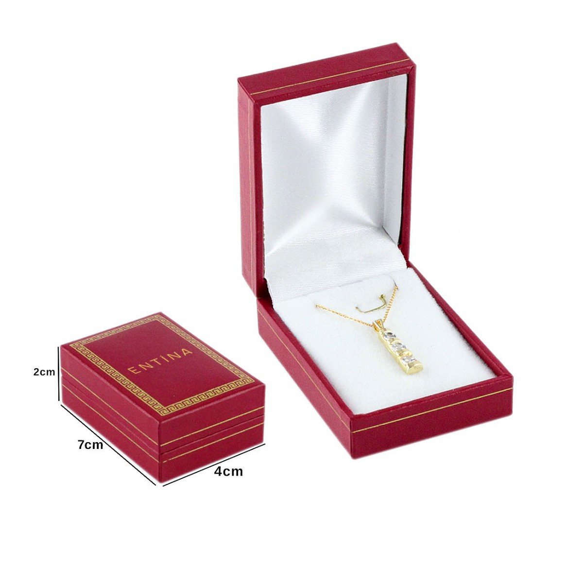 Kartiyer Mini Kolye Kutusu Baskılı 100 Adet Kartiyer Mini Kolye Kutusu Baskılı 100 Adet