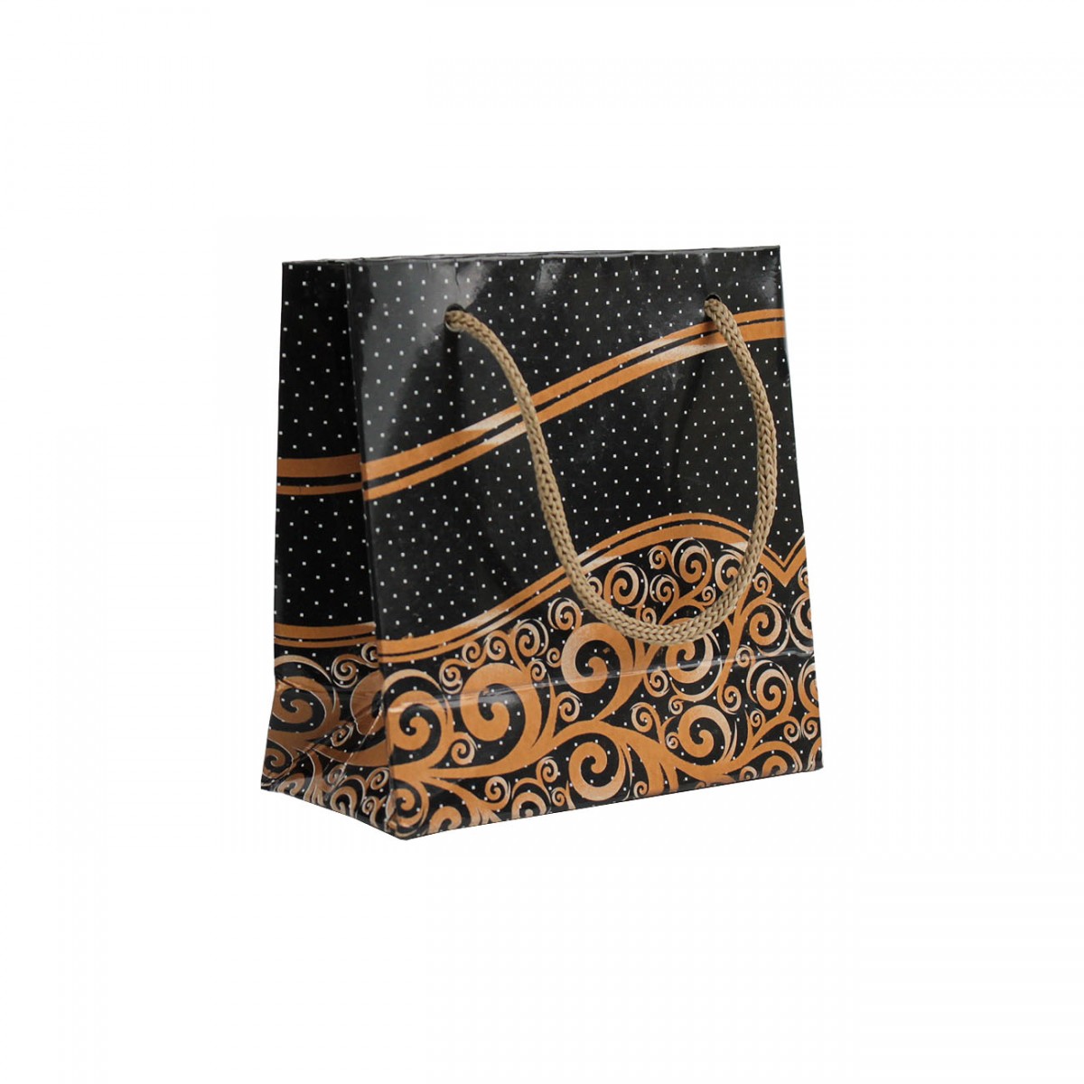 Karton Bileklik Çantası Siyah 50 Adet 11x11 cm