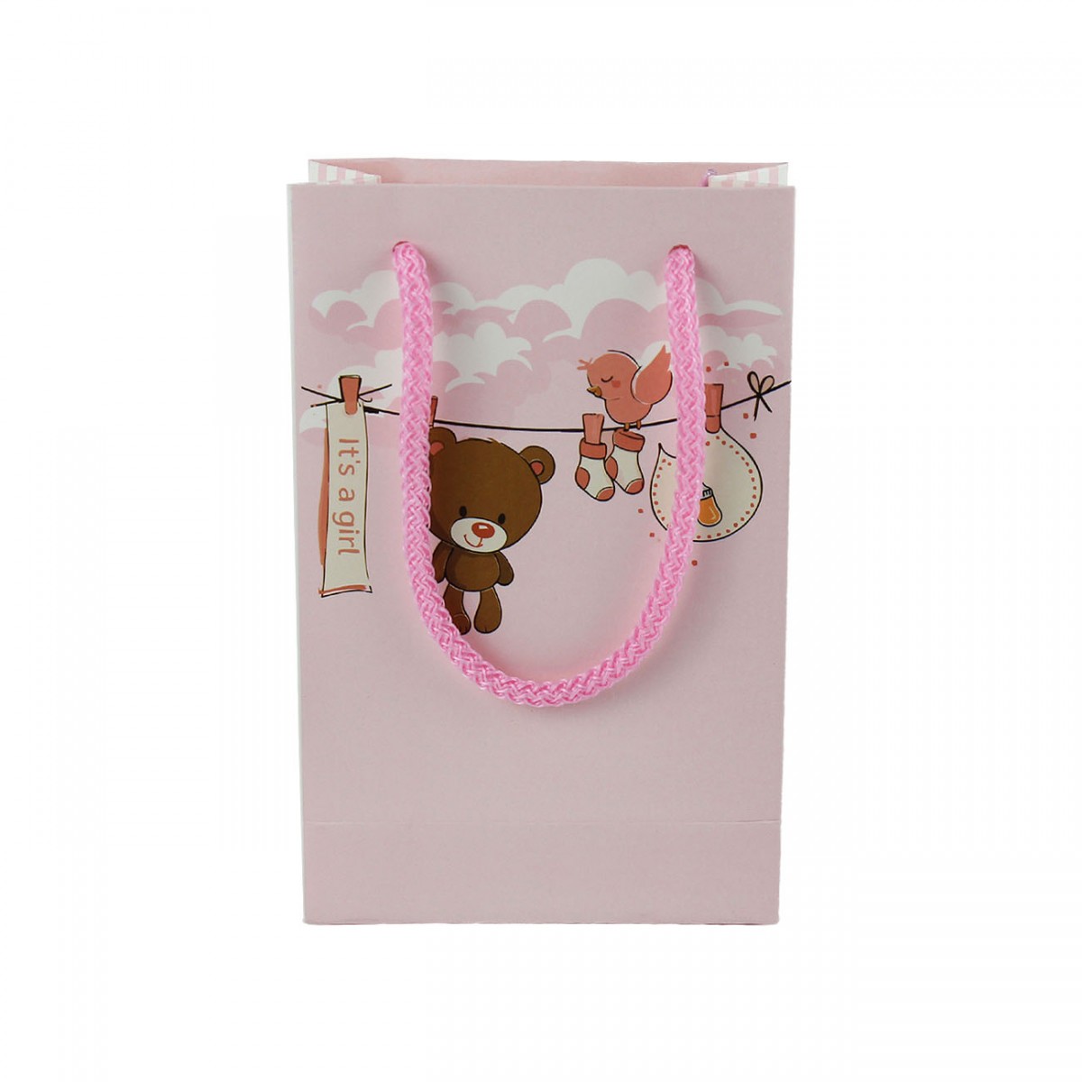 Karton Çanta Çocuk Serisi Pembe 250 Adet Karton Çanta Çocuk Serisi Pembe 250 Adet