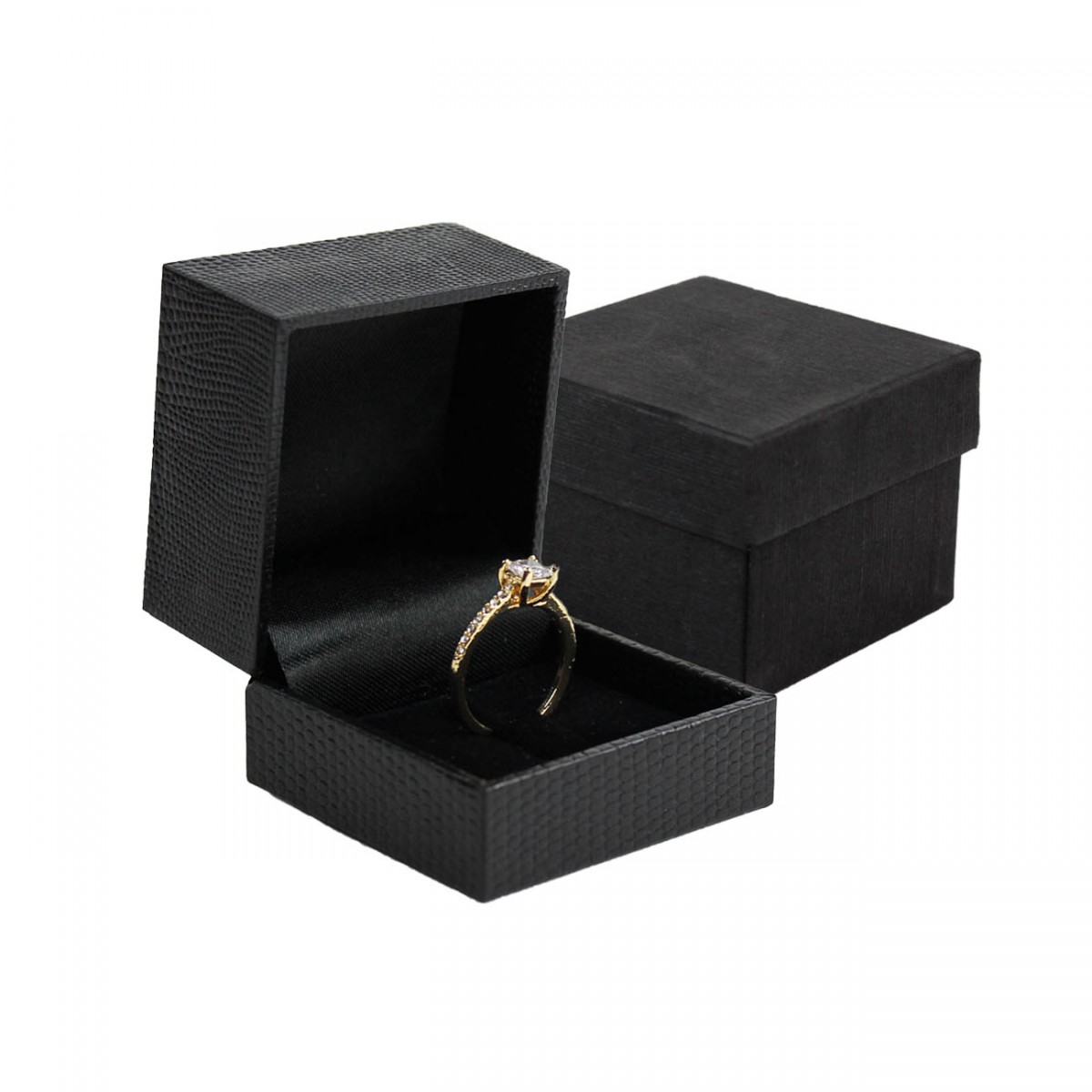 Krokodil Deri Yüzük Kutusu 12 Adet Krokodil Deri Yüzük Kutusu 12 Adet