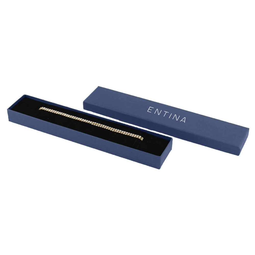 Kuyumcu İnce Bileklik Kutusu Baskılı 100 Adet Lacivert Kuyumcu İnce Bileklik Kutusu Baskılı 100 Adet Lacivert
