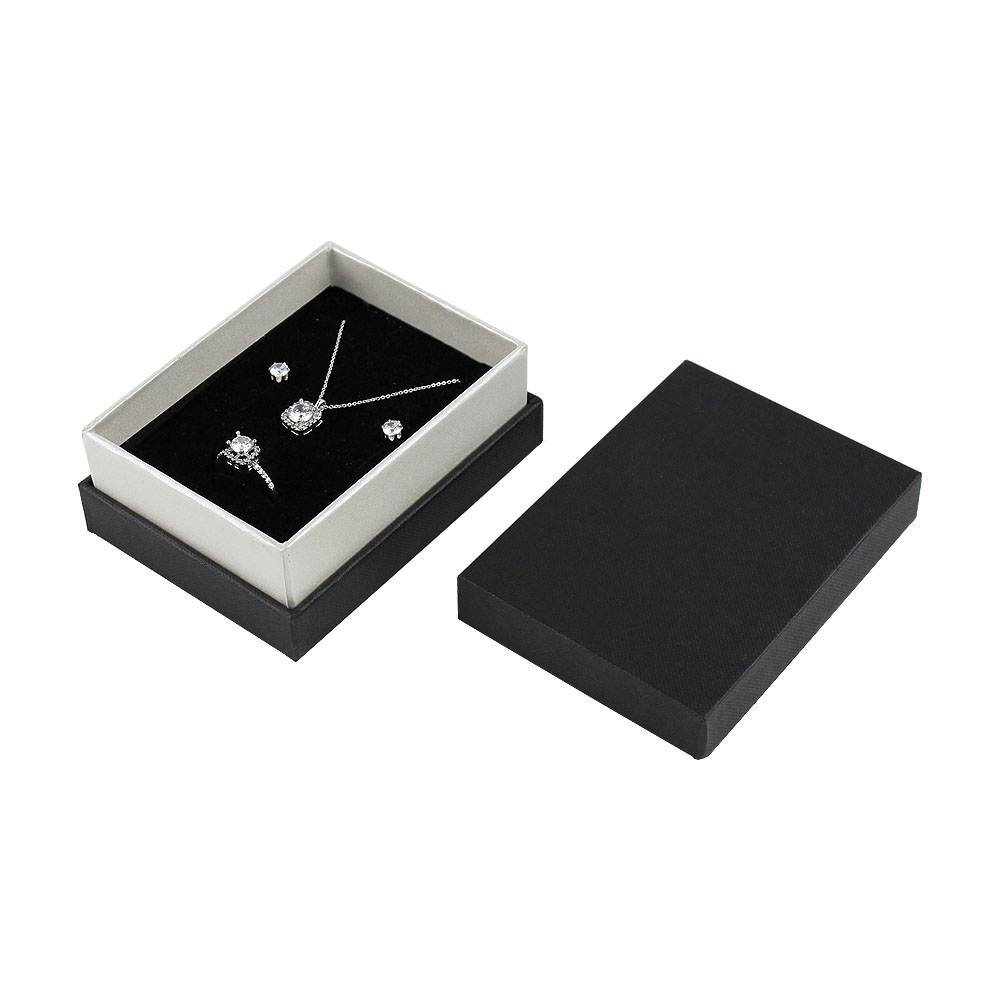 Kuyumcu Kolye Set Kutusu Baskılı 100 Adet Siyah Kuyumcu Kolye Set Kutusu Baskılı 100 Adet Siyah