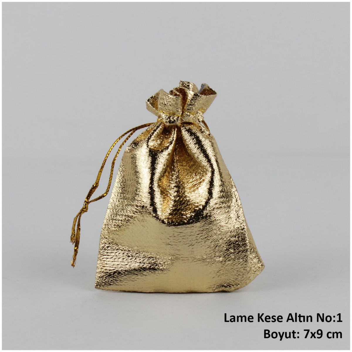 Kuyumcu Lame Kese Altın 7x9 cm 500 Adet Kuyumcu Lame Kese Altın 7x9 cm 500 Adet