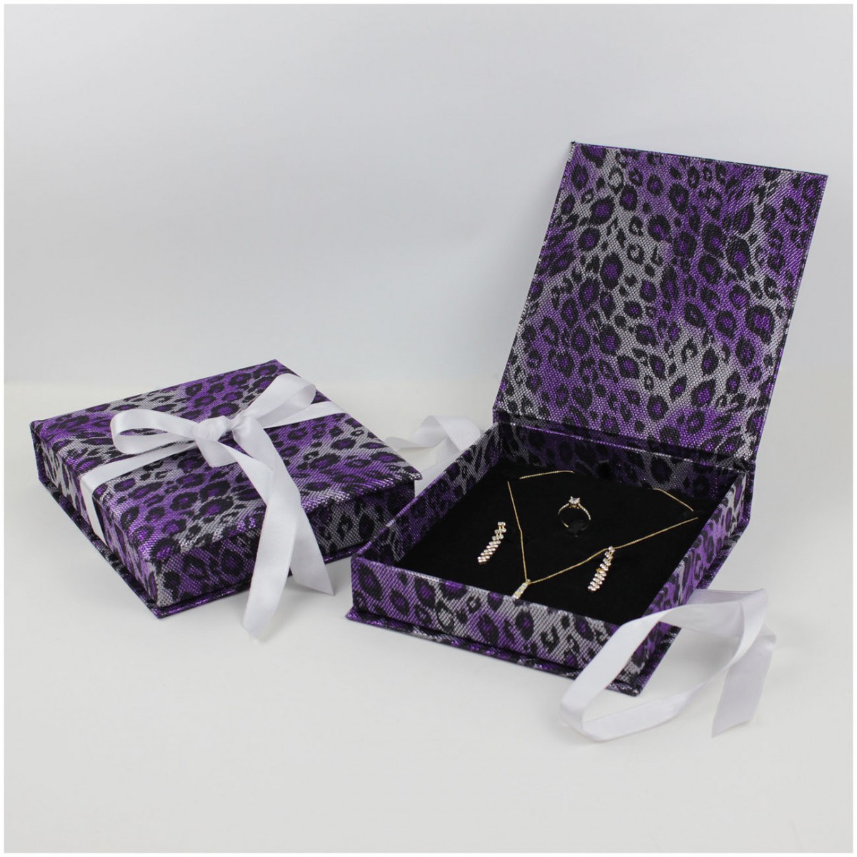 Kuyumcu Mücevher Set Kutusu Mor Kuyumcu Mücevher Set Kutusu Mor