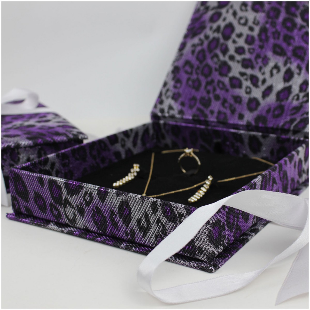 Kuyumcu Mücevher Set Kutusu Mor Kuyumcu Mücevher Set Kutusu Mor