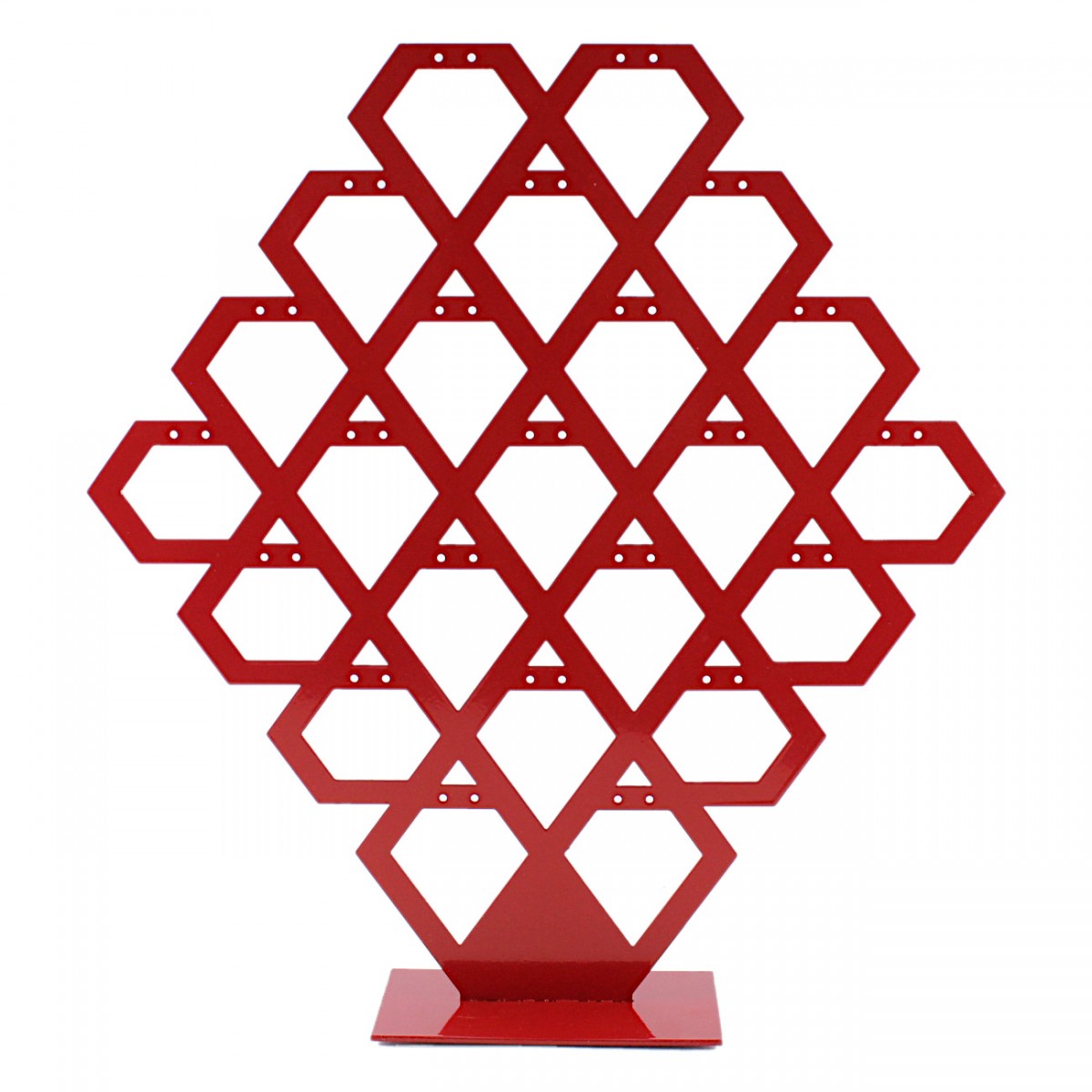 Metal Dörtgen Küpe Standı Kuyumcu Vitrini Küpelik Küçük Metal Dörtgen Küpe Standı Kuyumcu Vitrini Küpelik Küçük