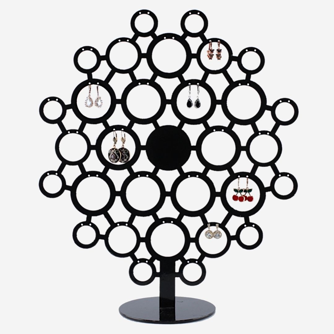Metal Yuvarlak Küpe Standı Kuyumcu Vitrini Küpelik Küçük Metal Yuvarlak Küpe Standı Kuyumcu Vitrini Küpelik Küçük