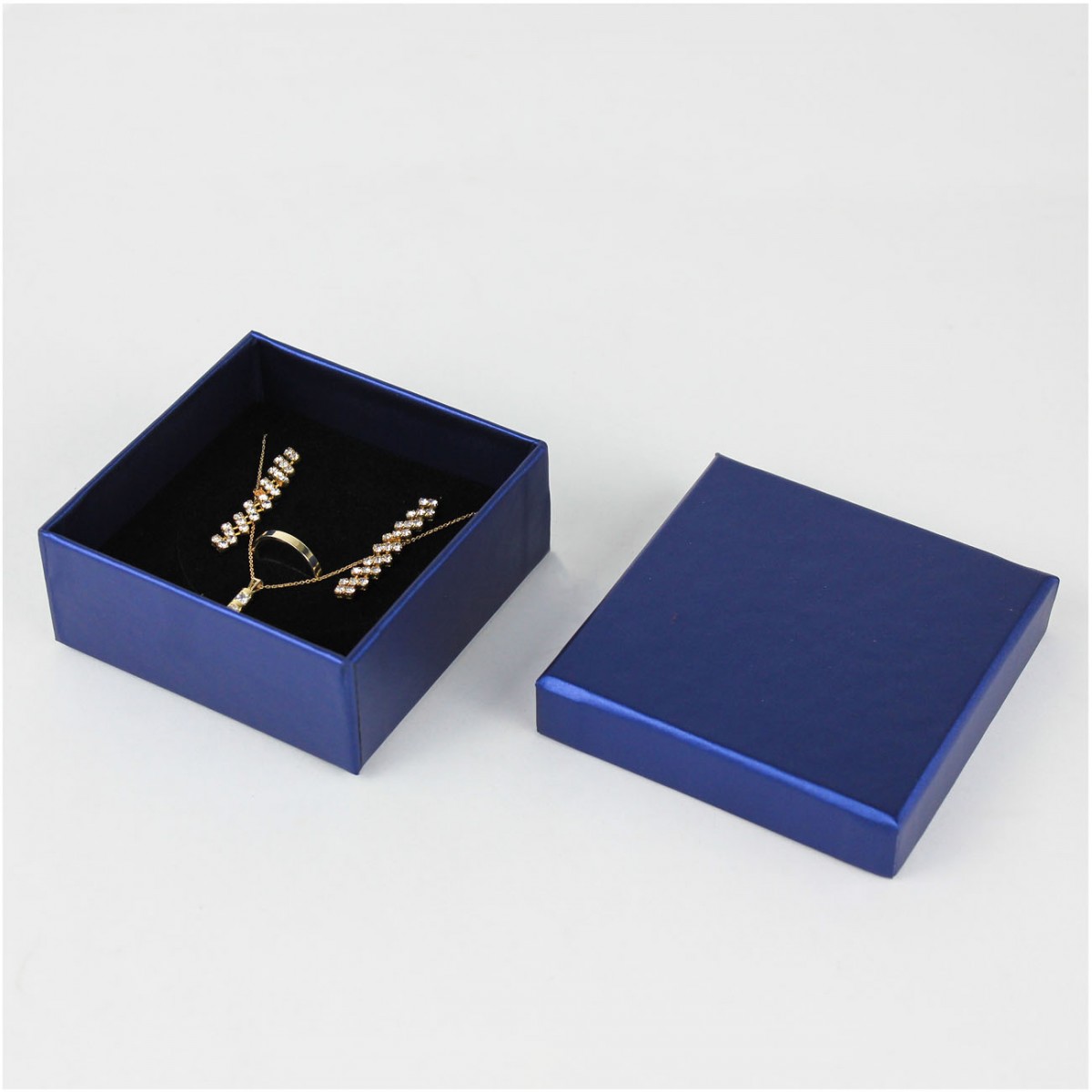 Mücevher Set Bilezik Takı Kutusu Mavi 36 Adet Mücevher Set Bilezik Takı Kutusu Mavi 36 Adet