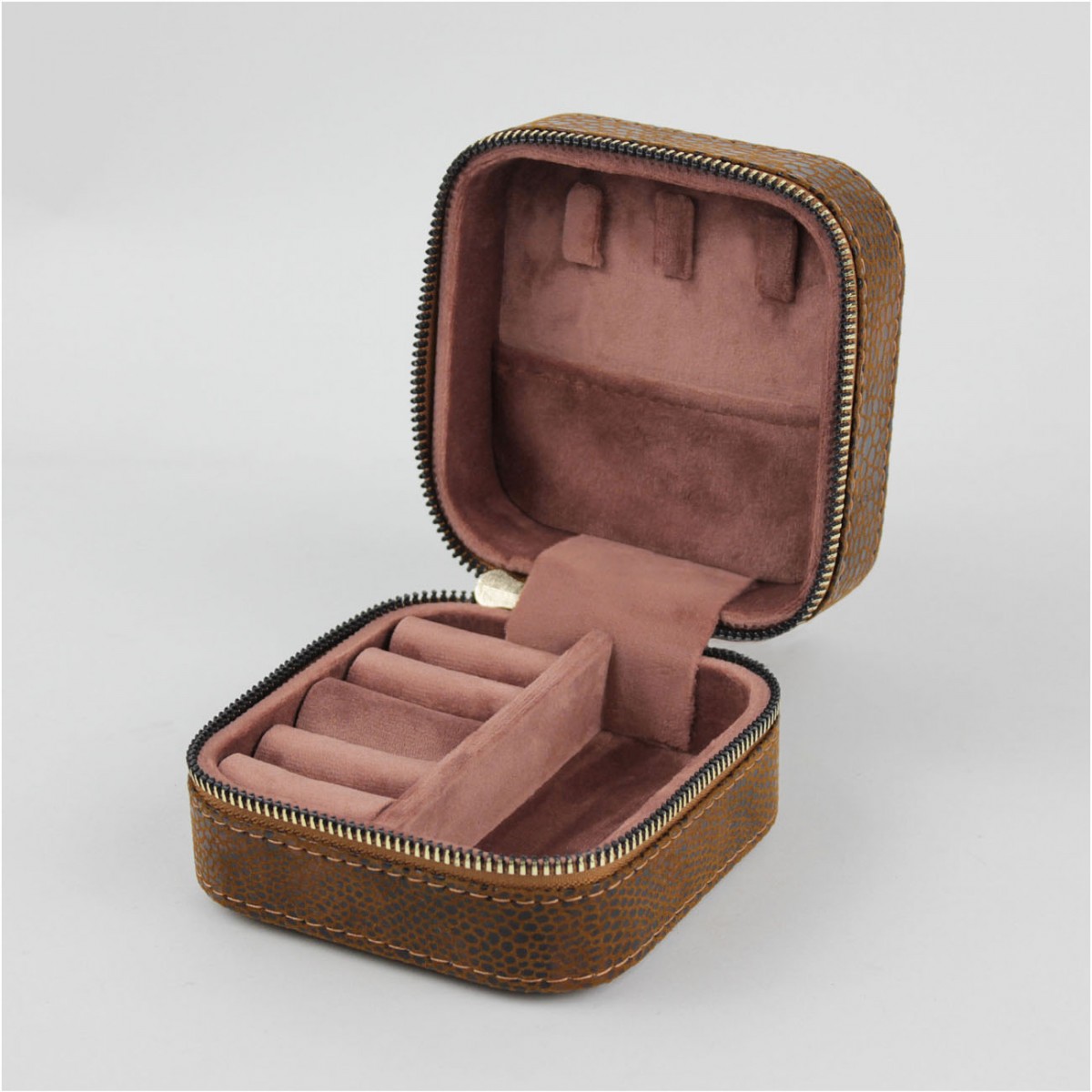 Seyahat Takı Çantası Mücevher Kutusu Kahve Seyahat Takı Çantası Mücevher Kutusu Kahve