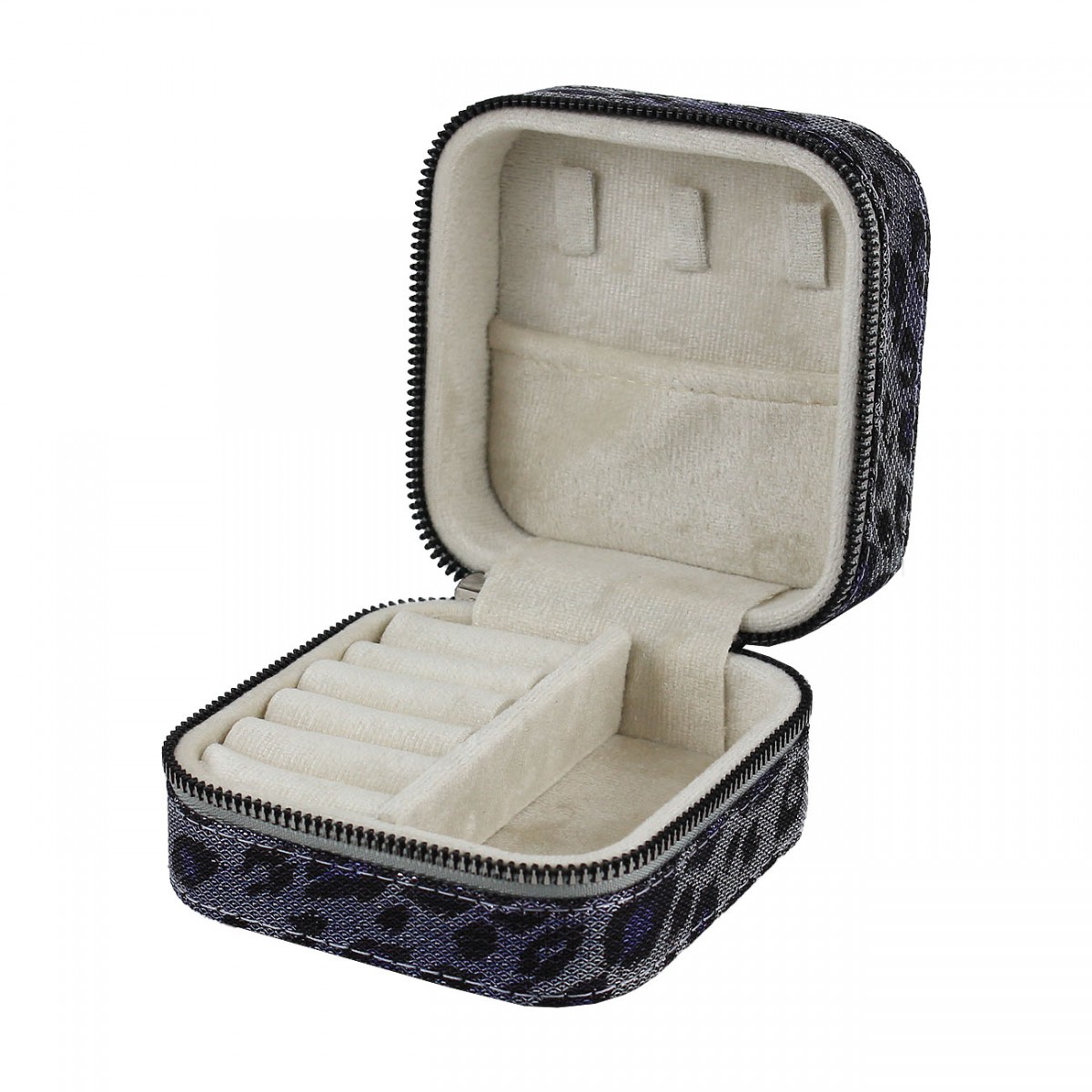 Seyahat Takı Çantası Mücevher Kutusu Mavi Seyahat Takı Çantası Mücevher Kutusu Mavi