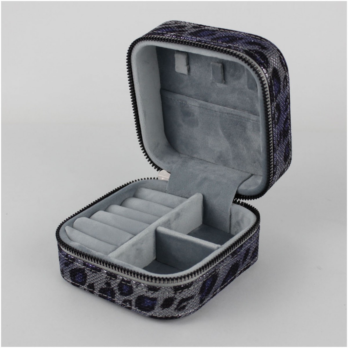 Seyahat Takı Çantası Mücevher Kutusu Mavi Seyahat Takı Çantası Mücevher Kutusu Mavi