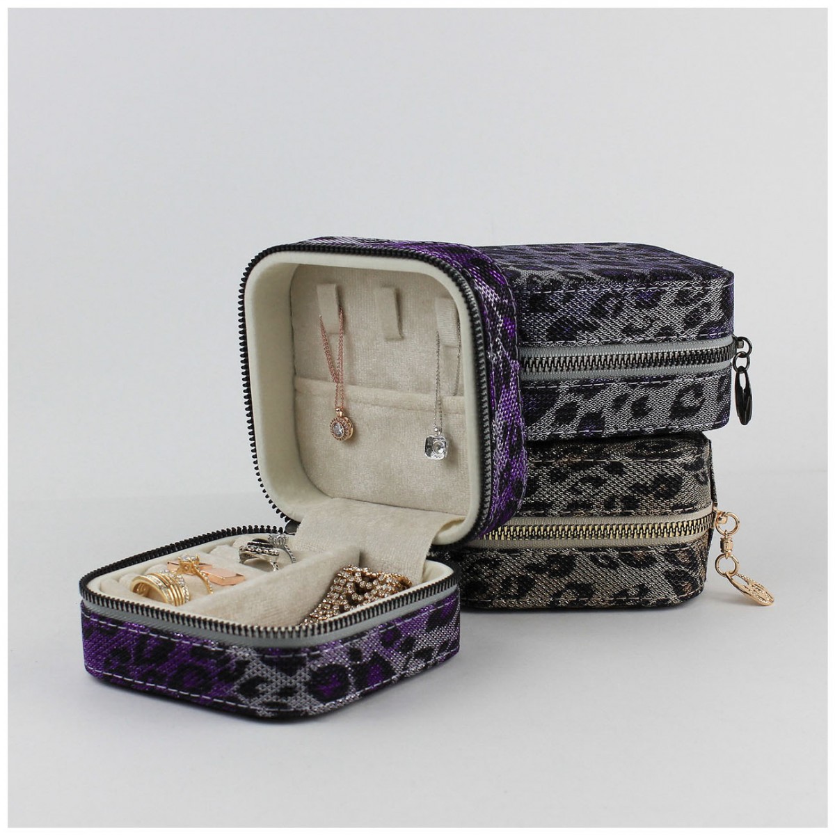 Seyahat Takı Çantası Mücevher Kutusu Pembe Seyahat Takı Çantası Mücevher Kutusu Pembe