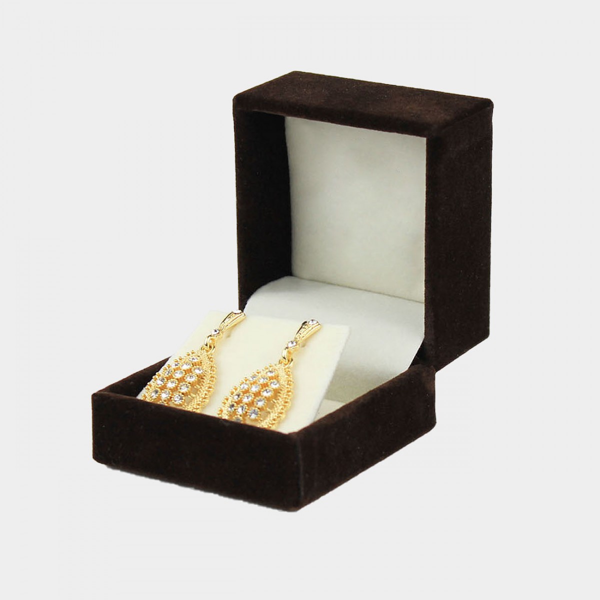 Süet Duble Küpe Kutusu - Entina Süet Duble Küpe Kutusu - Entina