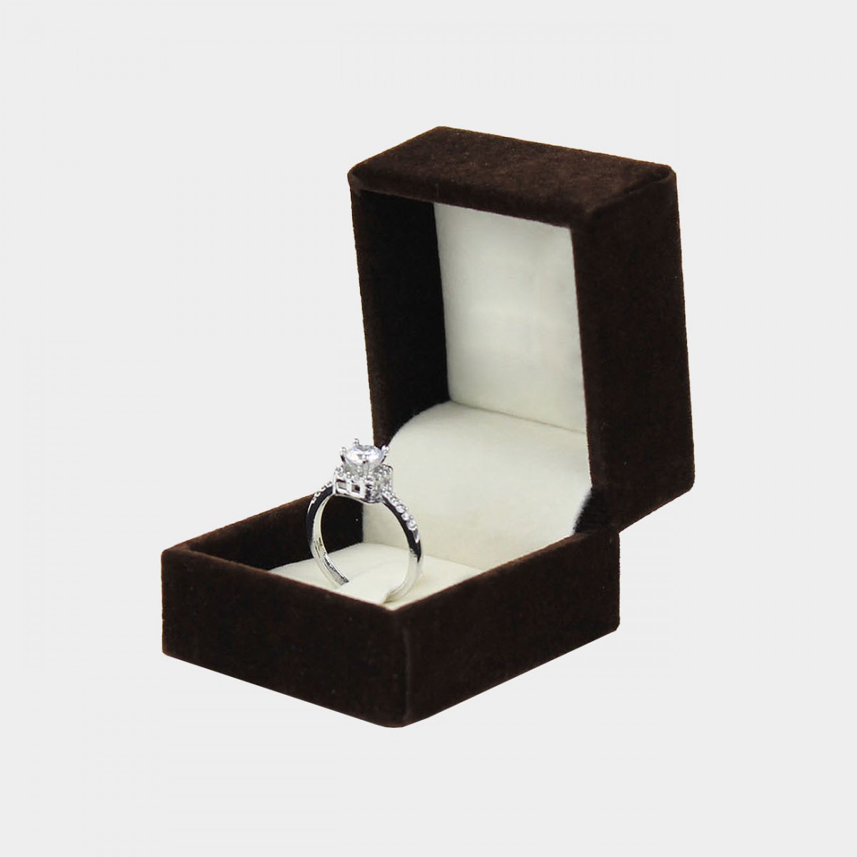Süet Mini Yüzük Kutusu Süet Mini Yüzük Kutusu