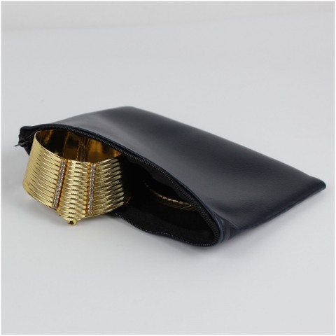 Deri Fermuarlı Cüzdan Büyük 100 Adet Lacivert