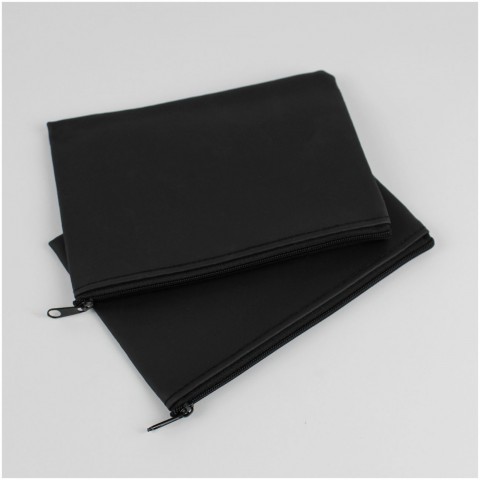 Deri Fermuarlı Cüzdan Büyük 100 Adet Siyah