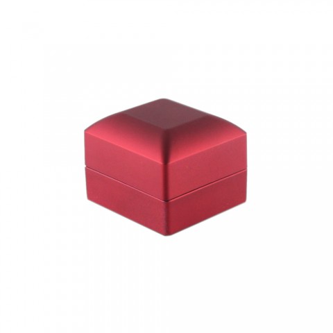 Işıklı Küpe Kutusu - Kırmızı 5 Adet