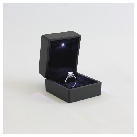 Işıklı Yüzük Kutusu -Siyah 192 Adet