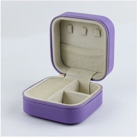Seyahat Takı Çantası Mücevher Kutusu Lila