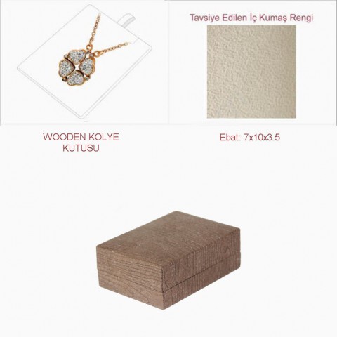 Wooden Kolye Kutusu